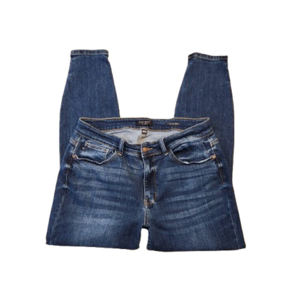 Judy Blue High-Rise Curvy Skinny Fit Denim Jeans   (Size: 14W)